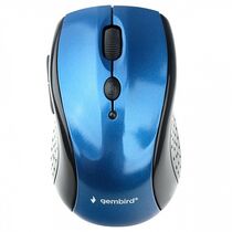 Мышь Gembird MUSW-425 оптическая, беспроводная, USB, офисная, синий (MUSW-425)