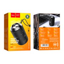 Портативная колонка  HOCO HC1 Trendy sound 5W, черный, BT, miniJack 3.5, USB, FM приемник, Пластик (6931474740175)