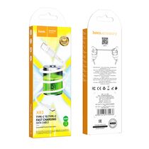 Кабель Type-C HOCO X83 Victory 60W (Type-C, 1м, пластик, Белый)