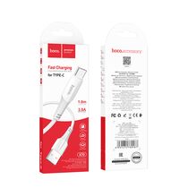 Кабель USB HOCO X70a Ferry (Type-C, 1м, плетеный, Белый)