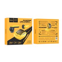 TWS наушники HOCO EW28 Magic, Bluetooth, вкладыши, желтый (6931474785053)