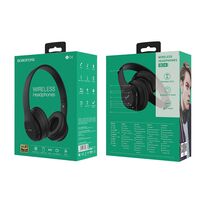 Беспроводные наушники Borofone BO4 Charming, Bluetooth, накладные, черный (6931474709882)