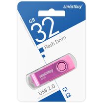 Флеш-накопитель Smartbuy 32Gb USB2.0 Twist Розовый (SB032GB2TWP)