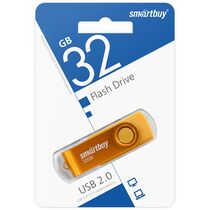 Флеш-накопитель Smartbuy 32Gb USB2.0 Twist Желтый (SB032GB2TWY)