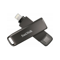 Флеш-накопитель Sandisk 128Gb Type-C/ Lightning iXpand Luxe Черный (SDIX70N-128G-GN6NE)
