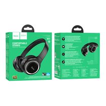 Беспроводные наушники HOCO W41 Charm, Bluetooth, jack 3.5 mm, накладные, черный (6931474789259)