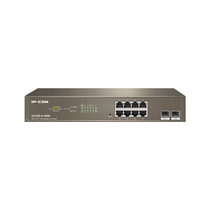 Управляемый PoE-коммутатор 10 портов Tenda TEG3310P-8-150W (8х1Гбит/ с, 2хSFP, 8хPoE, PoE‑бюджет 130 Вт) 2 уровня