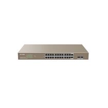 Управляемый PoE-коммутатор 26 портов Tenda TEG3326P-24-410W (24х1Гбит/ с, 2хSFP, 24хPoE, PoE‑бюджет 370 Вт) 2 уровня