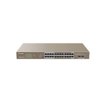Неуправляемый POE-коммутатор 26 портов Tenda TEG1126P-24-410W ( 24x1Гбит/ с, 2xSFP, 24xPOE, PoE‑бюджет 370 Вт) корпус - металл