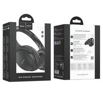 Беспроводные наушники HOCO W40 Mighty, Bluetooth, jack 3.5 mm, накладные, черный (6931474784933)