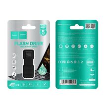 Флеш-накопитель HOCO 128Gb USB2.0 UD6 Insightful Черный (6931474700124)