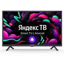 Телевизор 32" Starwind SW-LED32SG300 Smart TV (Яндекс.ТВ), HD Ready, 60 Гц, тюнер DVB-T2/ C/ S2, HDMI х2, USB х1, 10 Вт,  чёрный