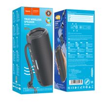 Портативная колонка HOCO HC16 Vocal 10W, серый, BT, miniJack 3.5, USB, FM приемник, Пластик (6931474791474)