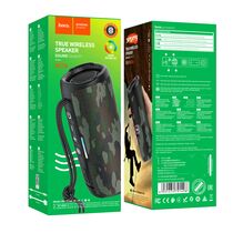 Портативная колонка HOCO HC16 Vocal 10W, камуфляж, BT, miniJack 3.5, USB, FM приемник, Пластик (6931474791498)