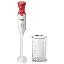 Блендер погружной Bosch MSM64010 белый/ красный (450 Вт, объем - 600 мл, скоростей - 2)