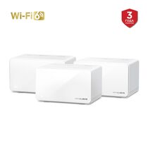 Wi-Fi Mesh система MERCUSYS Halo H90X(3-pack) Wi-Fi6 ( 2.4 ГГц 1148 Мбит/ с, 5 ГГц 4804 Мбит/ с, 2х1Гбит/ с, 1х2.5Гбит/ с) Halo H90X(3-pack)