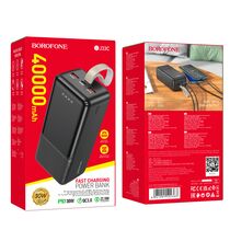 Внешний аккумулятор 40000mAh Borofone BJ33C Creed, USB x2, Type-C x1 PD30W, QC3.0, черный