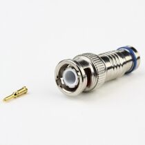Разъём штекер BNC компрессионный под кабель RG-59, Atis (BNC-Comp-B)