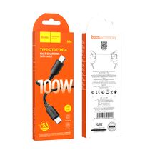 Кабель Type-C HOCO X96 Hyper 100W (Type-C, 1м, пластик, черный)