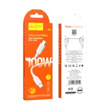 Кабель Type-C HOCO X96 Hyper 100W (Type-C, 1м, пластик, белый)