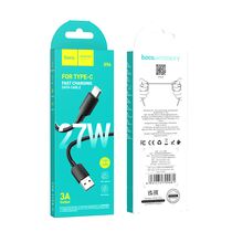 Кабель USB HOCO X96 Hyper (Type-C, 1м, пластик, черный)