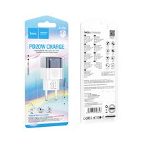 СЗУ HOCO C125A Transparent (1xType-C, 3А PD20W, синий)
