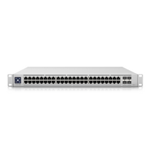 Управляемый PoE-коммутатор 52 порта Ubiquiti USW-Enterprise-48-PoE ( 48х2,5Гбит/ с, 4хSFP+, 48хPoE, PoE‑бюджет 720 Вт) 3 уровня