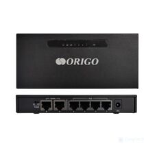 Неуправляемый POE-коммутатор 06 портов Origo OS1206P/ A1A ( 6x100Мбит/ с, 4xPOE, PoE‑бюджет 60 Вт) корпус - металл