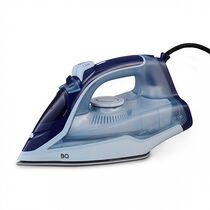 Утюг BQ SI1001 синий (2600 Вт, подошва - керамика, паровой удар - 140 г/ мин, 1,6 м)