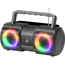 Портативная колонка Defender Beatbox 20 20W, черный, BT, USB, FM приемник, Пластик (65420)