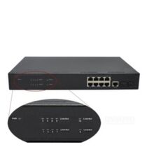 Управляемый коммутатор 10 портов Osnovo SW-70802/ L2 (8х1Гбит/ с, 2хSFP) 2+ уровня