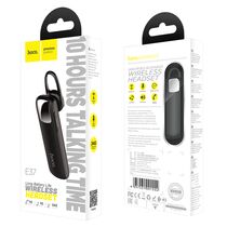 Беспроводная гарнитура HOCO E37 Gratified business, Bluetooth, микрофон, черный (6957531091554)
