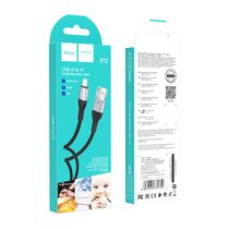 Кабель USB HOCO X72i Creator (Lightning, 1м, силиконовый, Черный)