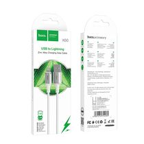 Кабель USB HOCO X66i Howdy (Lightning, 1м, пластик, Белый)