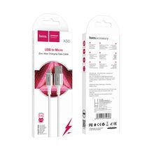Кабель USB HOCO X66m Howdy (MicroUSB, 1м, пластик, Белый)