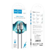 Кабель USB HOCO X66a Howdy (Type-C, 1м, пластик, Серый)