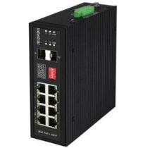 Неуправляемый POE-коммутатор 10 портов Osnovo SW-80802/ I(PORT 90W, 300W) ( 8x1Гбит/ с, 2xSFP, 8xPOE, PoE‑бюджет 300 Вт) корпус - металл
