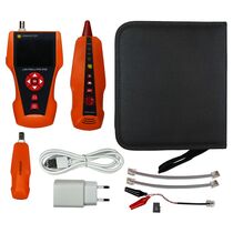 Тестер кабельный Lanmaster LAN-PRO-L/ TPK-POE (упак:1шт) оранжевый