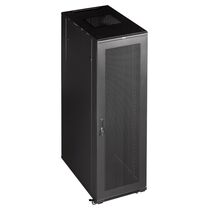 Шкаф коммутационный Lanmaster (TWT-CBB-42U-6X10-P1) напольный 42U 600x1000мм пер.дв.перфор. задн.дв.перфор.2-хст. 2 бок.пан. направл.под закл.гайки 80