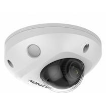 Видеокамера IP 2 Mp уличная Hikvision купольная, f: 2.8 мм, 1920*1080, ИК: 30 м, антивандальная, карта до 256 Gb, микрофон (DS-2CD2523G2-IS(2.8MM)(D))