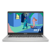Ультрабук MSI 14,0"/ Intel i7-1255U (1.7GHz до 4.7GHz)/ 16Гб/ SSD 512Гб/ Intel Iris Xe Graphics (1920x1080) IPS/ Win 11 Pro/ Серебристый MSI Modern 14 C12MО