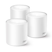 Wi-Fi Mesh система TP-Link Deco X10(3-pack) Wi-Fi 6 ( 2.4 ГГц 300 Мбит/ с, 5 ГГц 1201 Мбит/ с, 2х1Гбит/ с) Deco X10(3-pack)