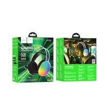 Проводные наушники HOCO W109 Rich, jack 3.5 mm, USB, микрофон, полноразмерные, черный (6942007609005)