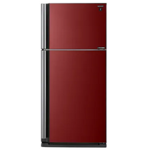 Холодильник Sharp SJXP59PGRD красный, No Frost,  185 см, ширина 80, A++, нулевая зона да