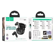 TWS наушники HOCO EQ11 Pacifico, внутриканальные, микрофон, черный (6942007618717)