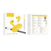 TWS наушники HOCO EW39 Bright ENC, внутриканальные, микрофон, желтый (6931474794628)