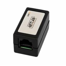 Кабельный соединитель (проходник) RJ45-RJ45 (8P8C), неэкранированный NetLan, черный (EC-UCB-55-UD2-BK-10) упаковка 10 шт