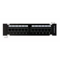 Патч-панель 19" 1U, 12 портов, категория 5e, неэкранированная, NeLan (EC-UWP-12-UD2)