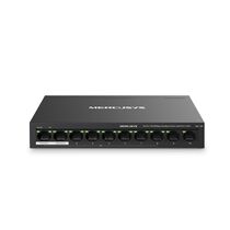 Неуправляемый POE-коммутатор 10 портов MERCUSYS MS110P ( 10x100Мбит/ с, 8xPOE, PoE‑бюджет 65 Вт) корпус - металл