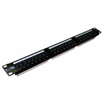 Патч-панель 19" 1U, 24 порта, Cat5e, Lanmaster (TWT-PP24UTP/ 6)